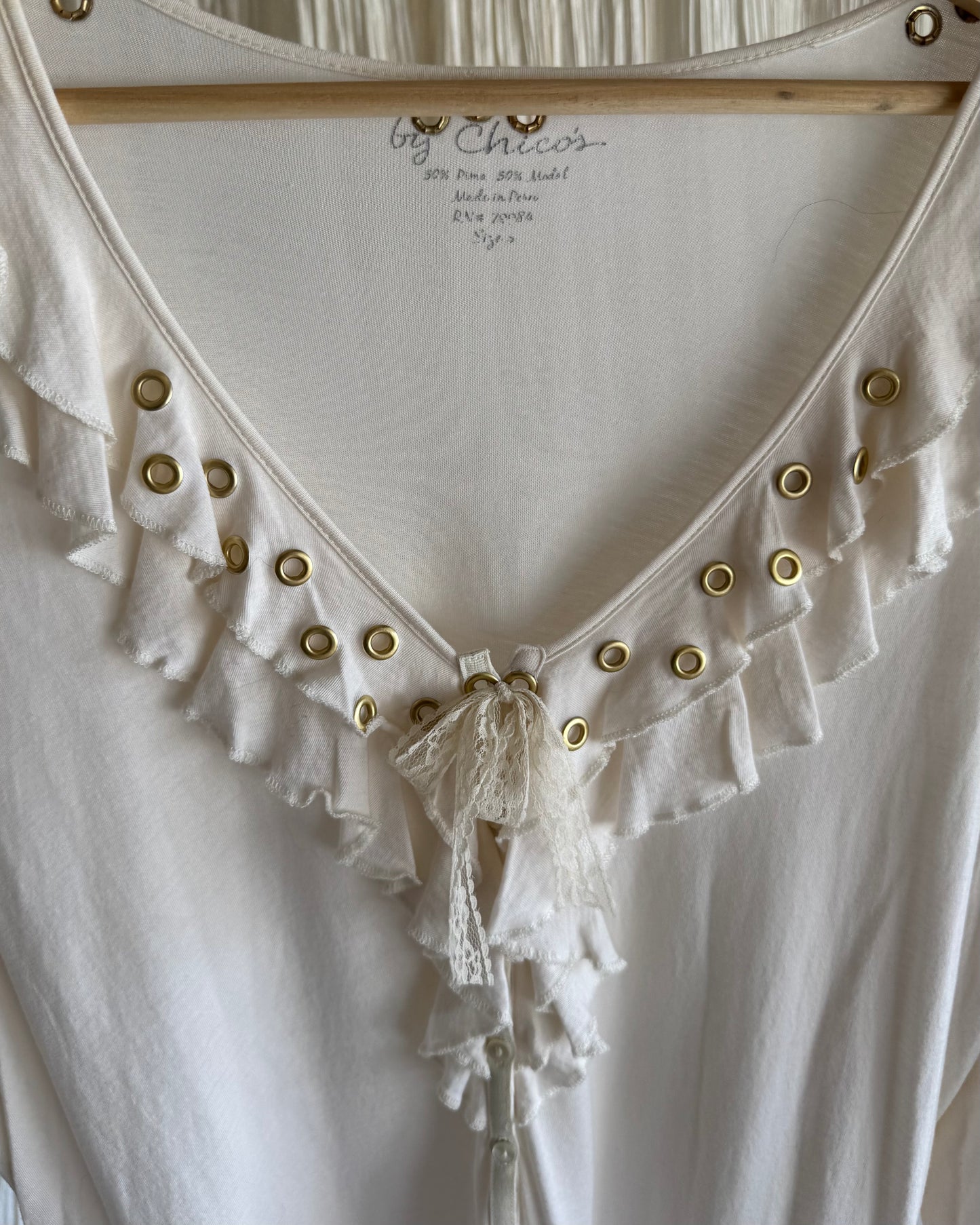 Reworked Ruffle Blouse