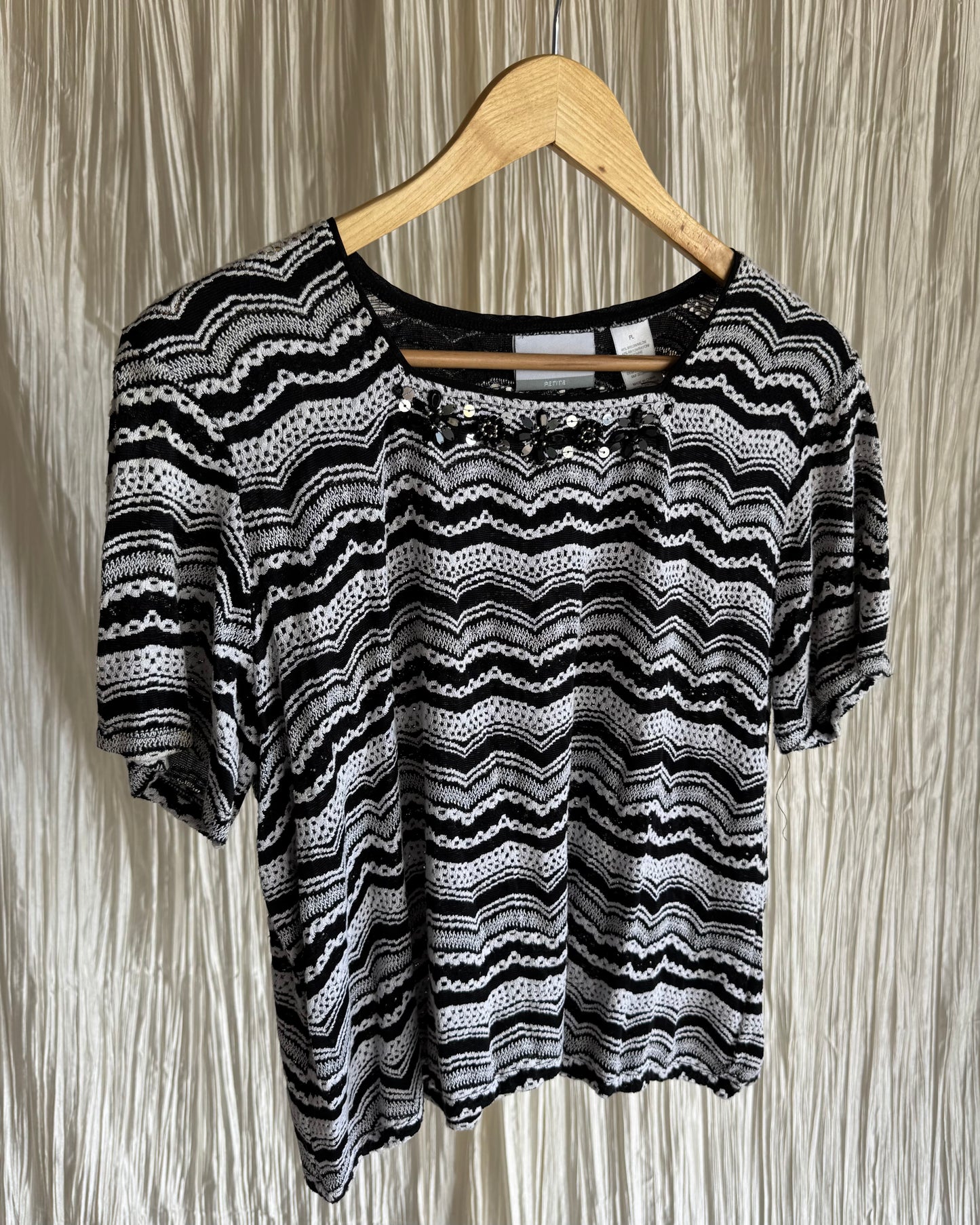Vintage B&W Top