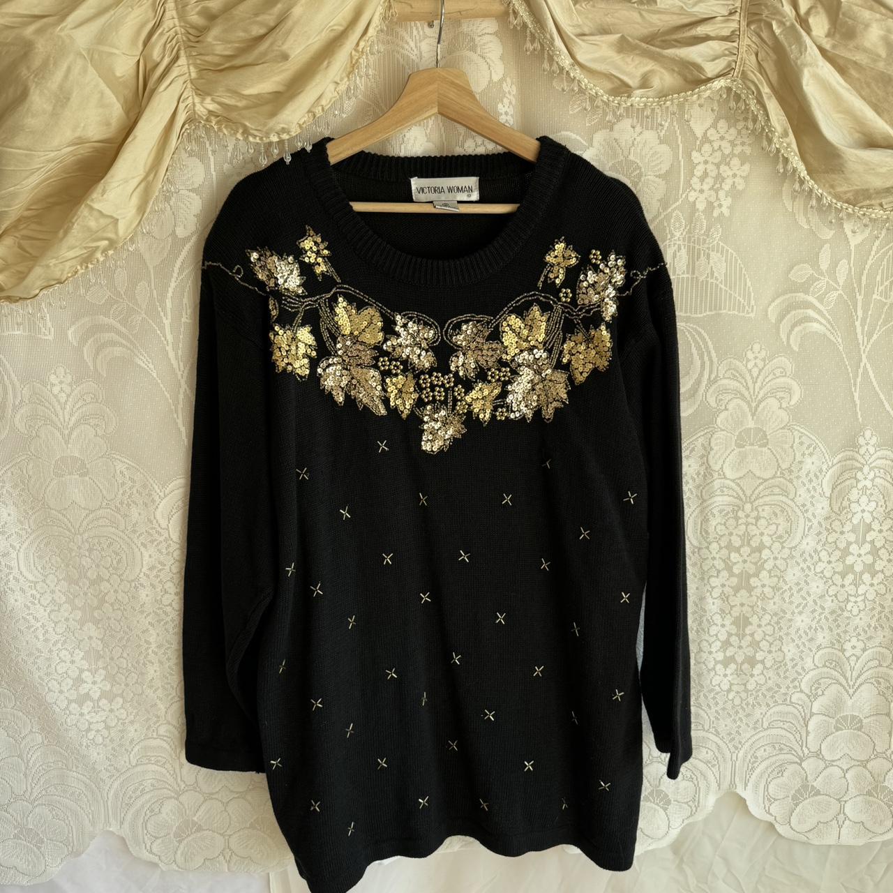 Black & Gold Jumper