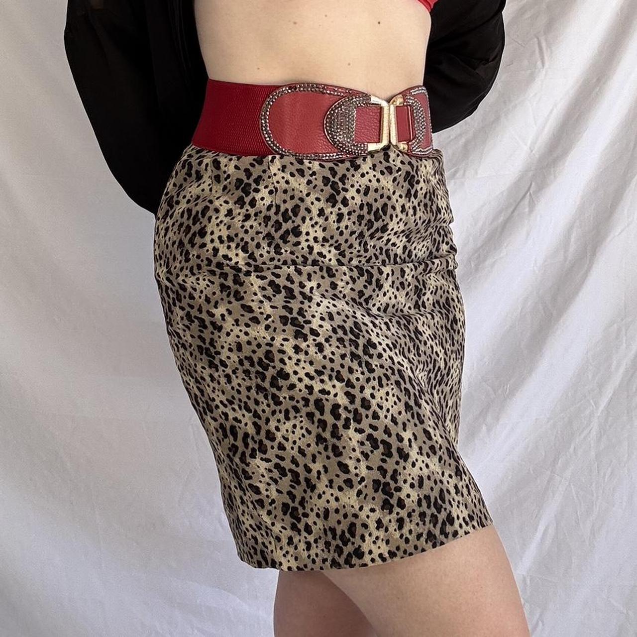 Leopard Print Skirt