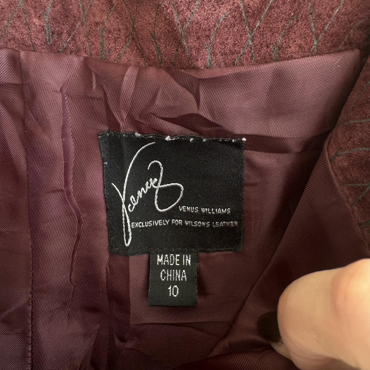 Burgundy Leather Pant