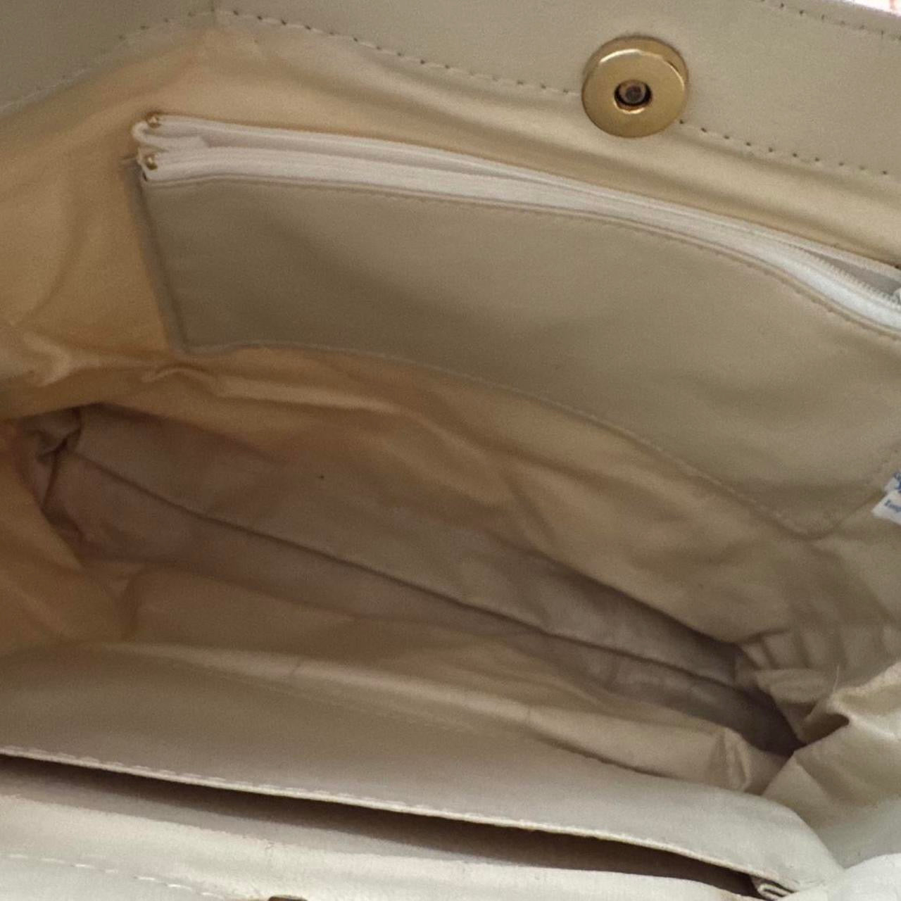 Vintage Ivory Metal Mesh Handbag