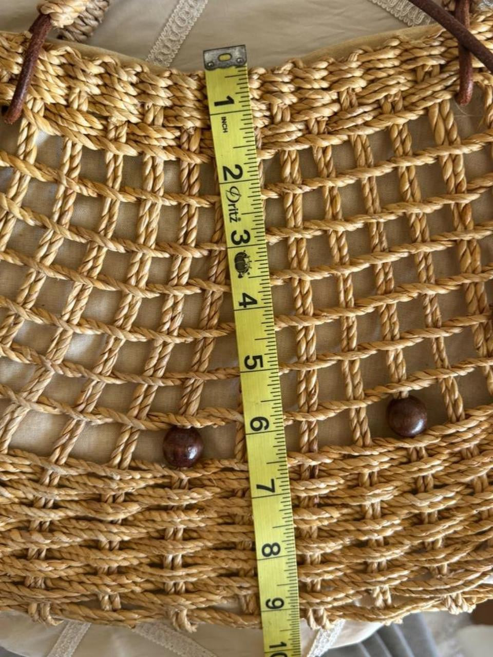 Woven Basket Handbag