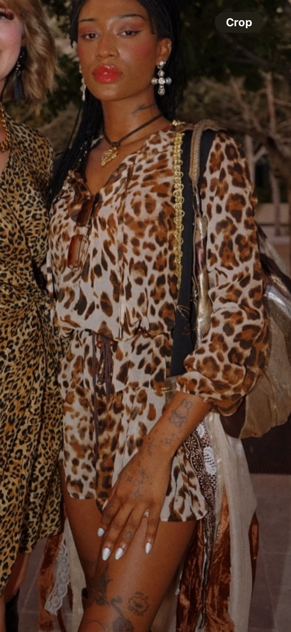 Sheer Bebe Drop Waist Dress