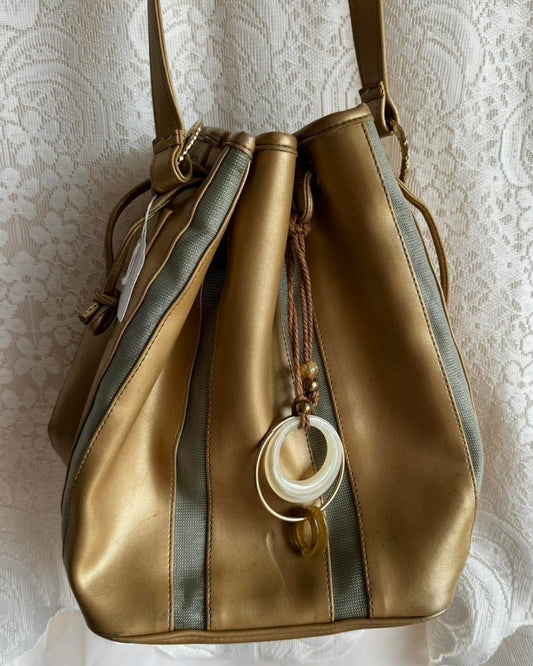 Leather Bucket Bag