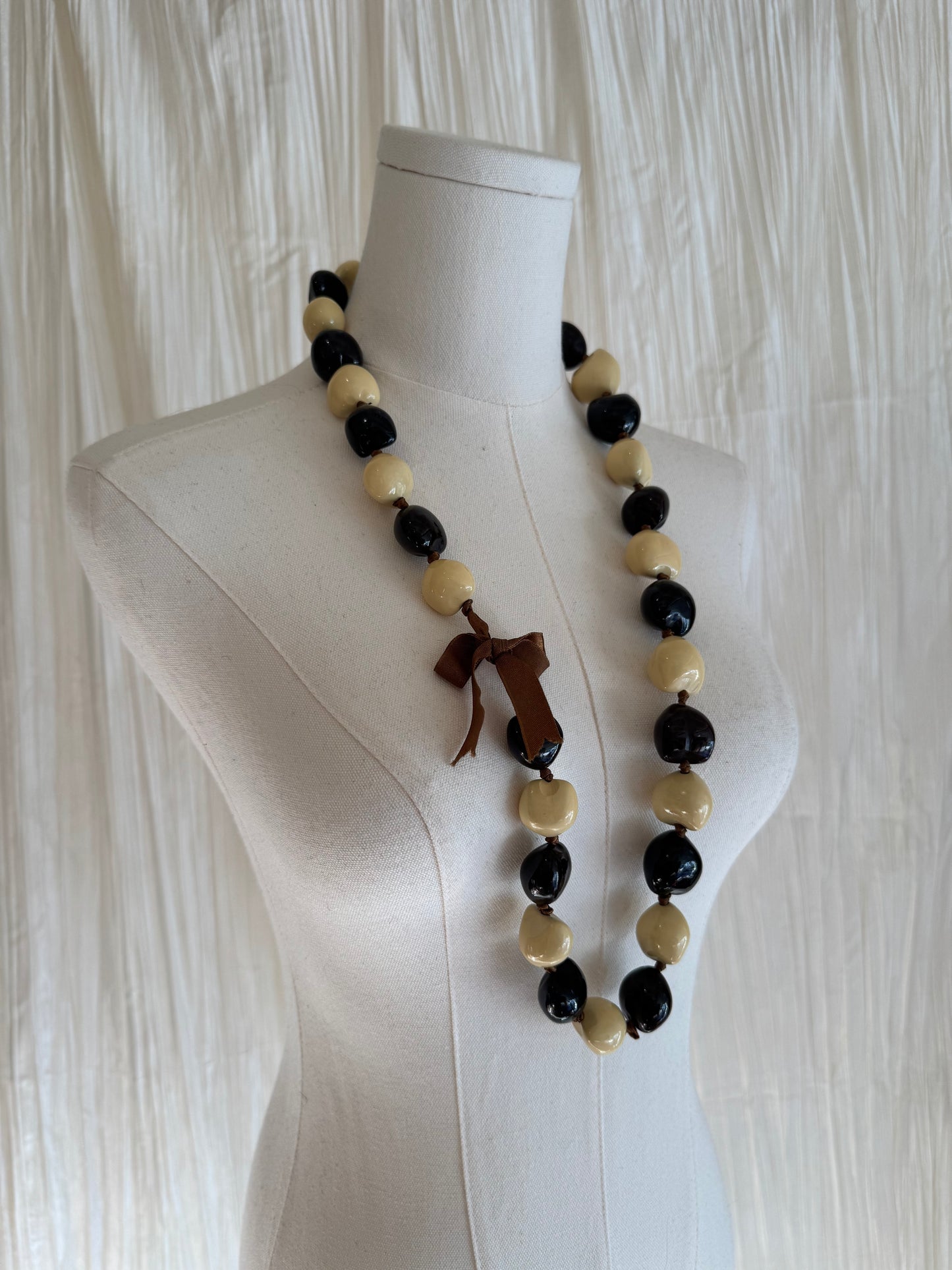 Chunky Beaded Statement Necklace