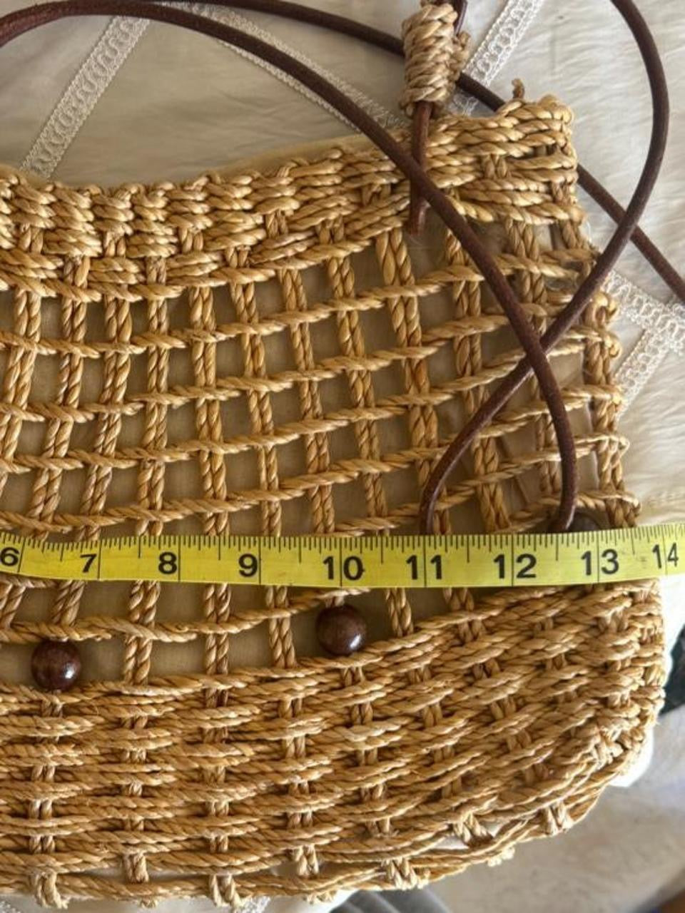Woven Basket Handbag