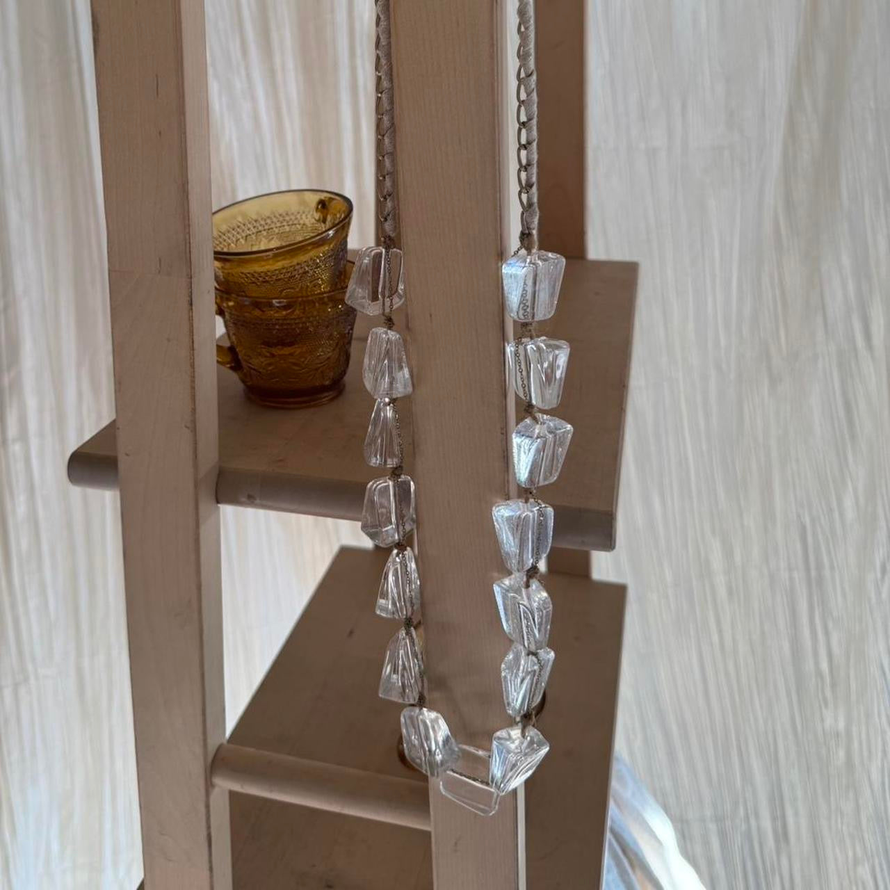 Faux Glass Bead Necklace