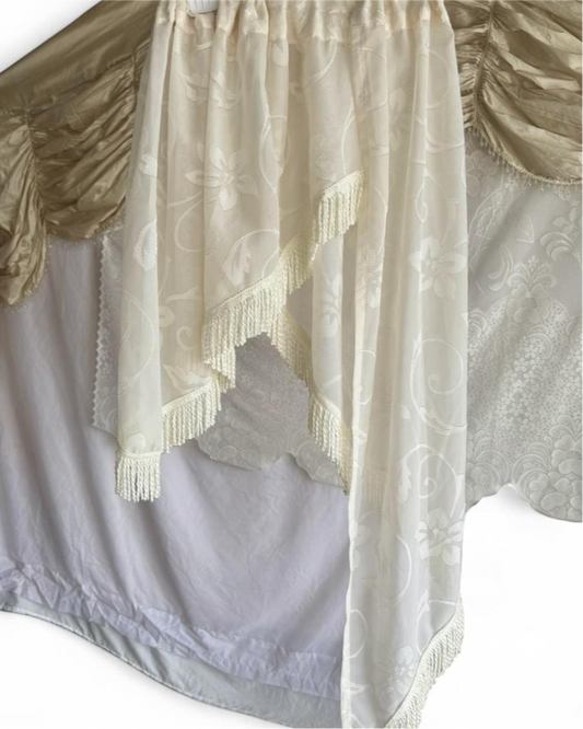 Sheer Floral Skirt