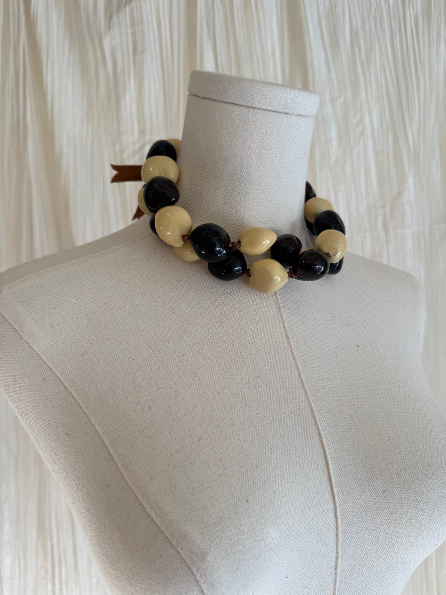 Chunky Beaded Statement Necklace