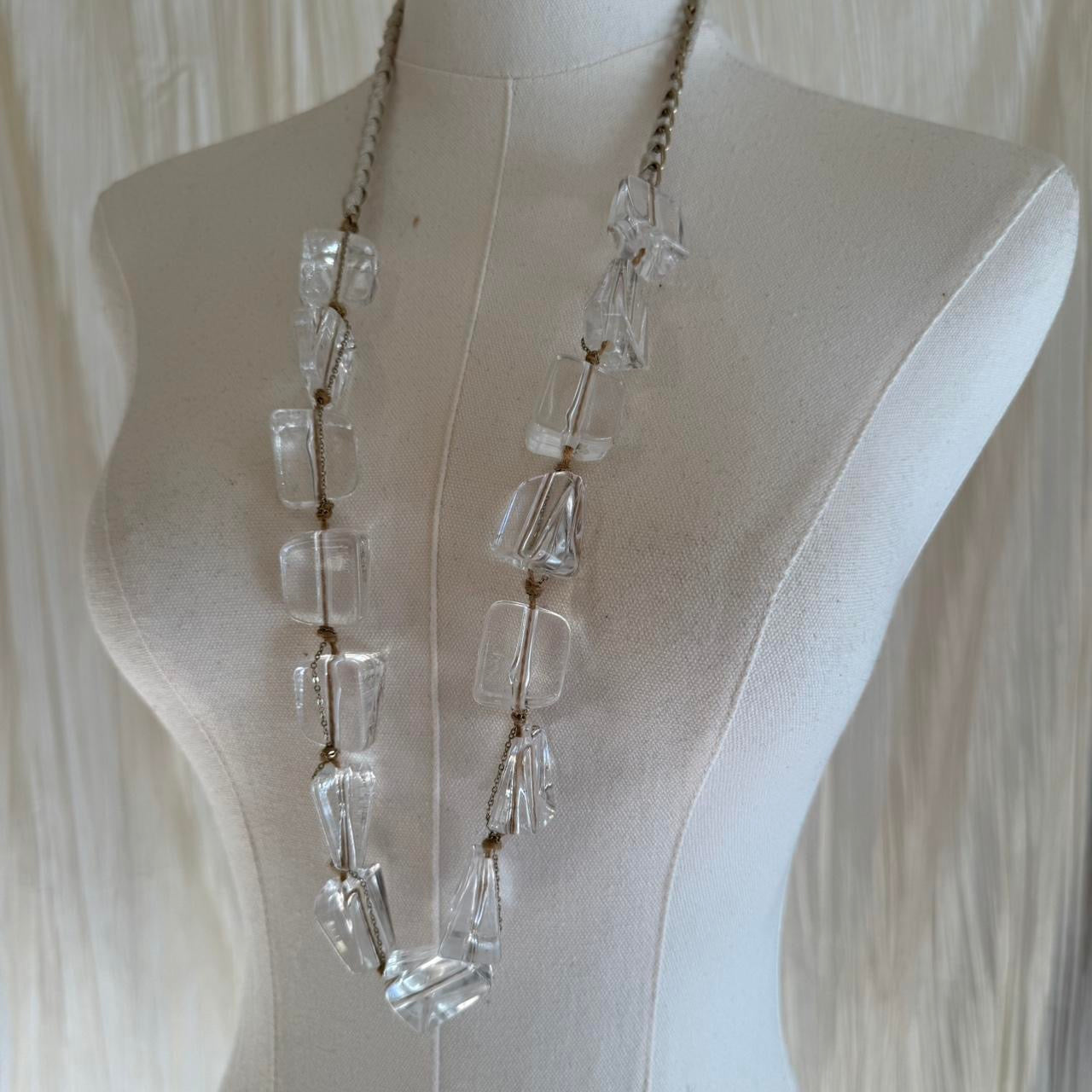 Faux Glass Bead Necklace