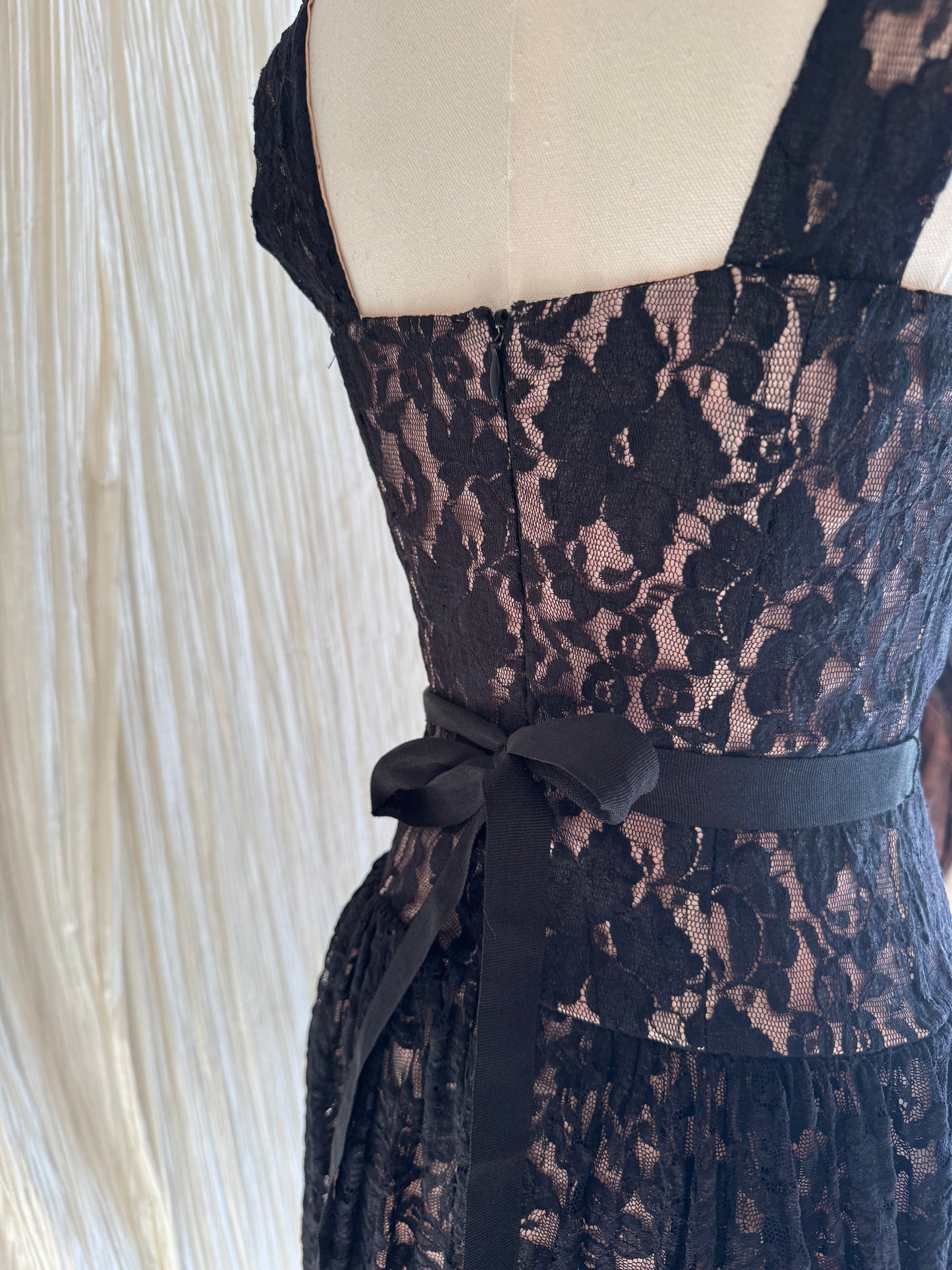 Black Lace Party Dress