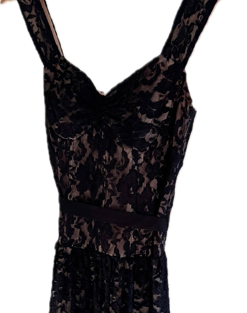 Black Lace Party Dress