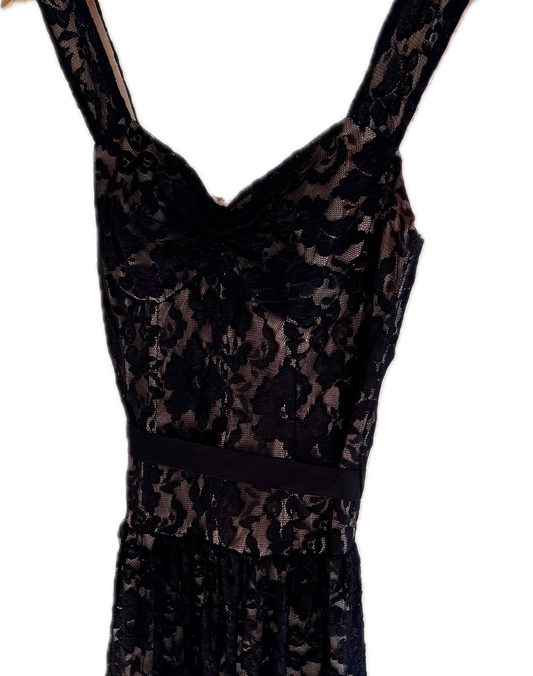 Black Lace Party Dress