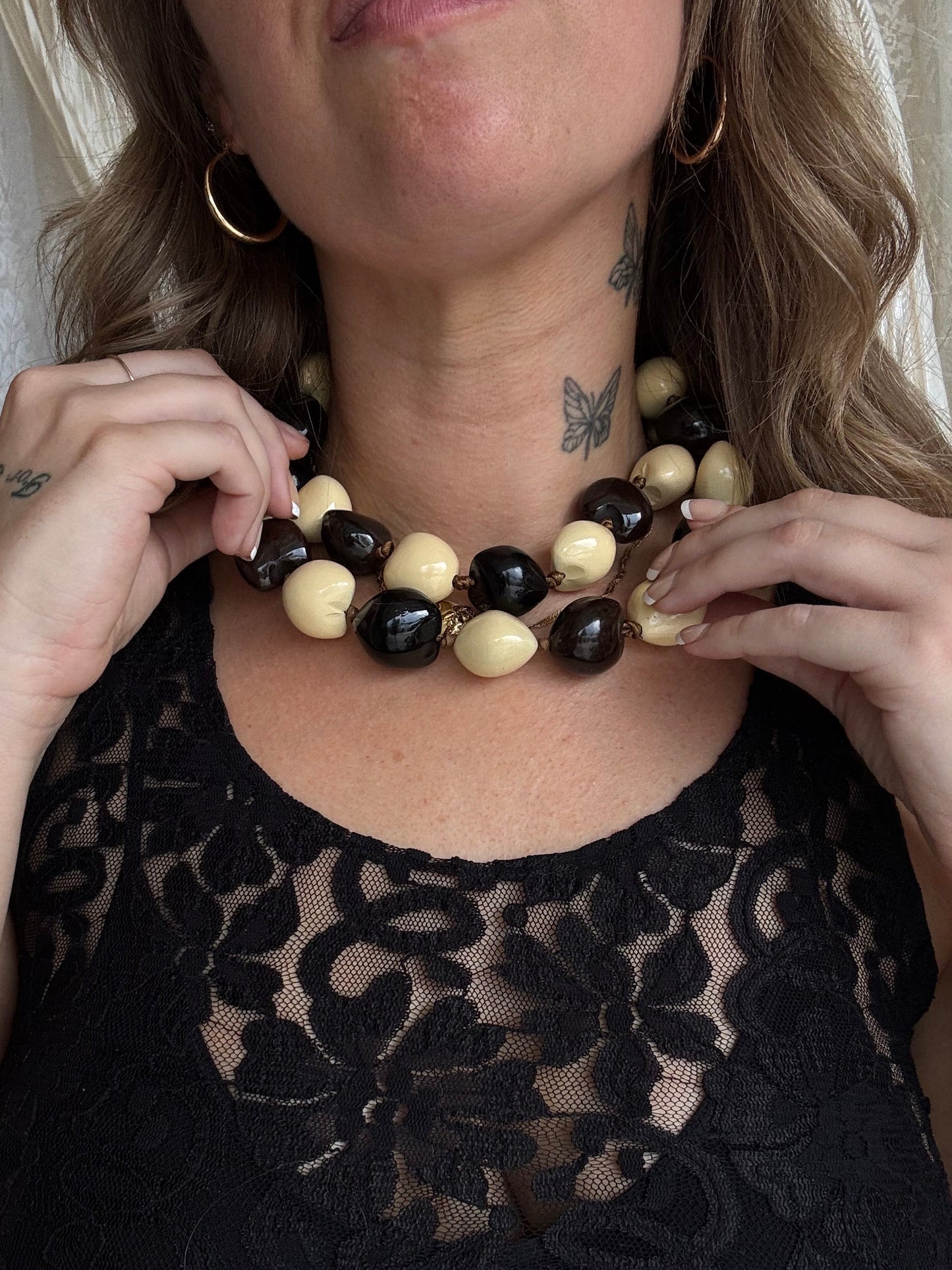 Chunky Beaded Statement Necklace