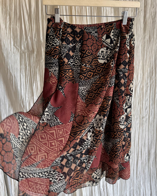 Layered Midi/Maxi skirt