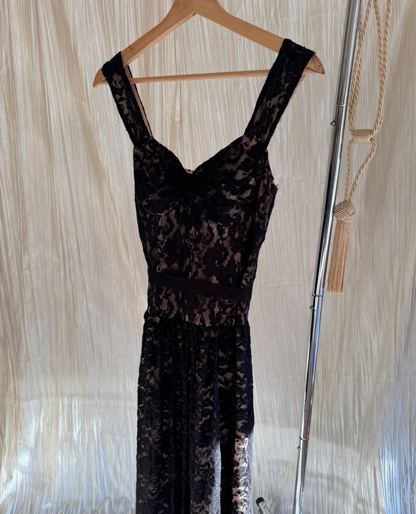 Black Lace Party Dress