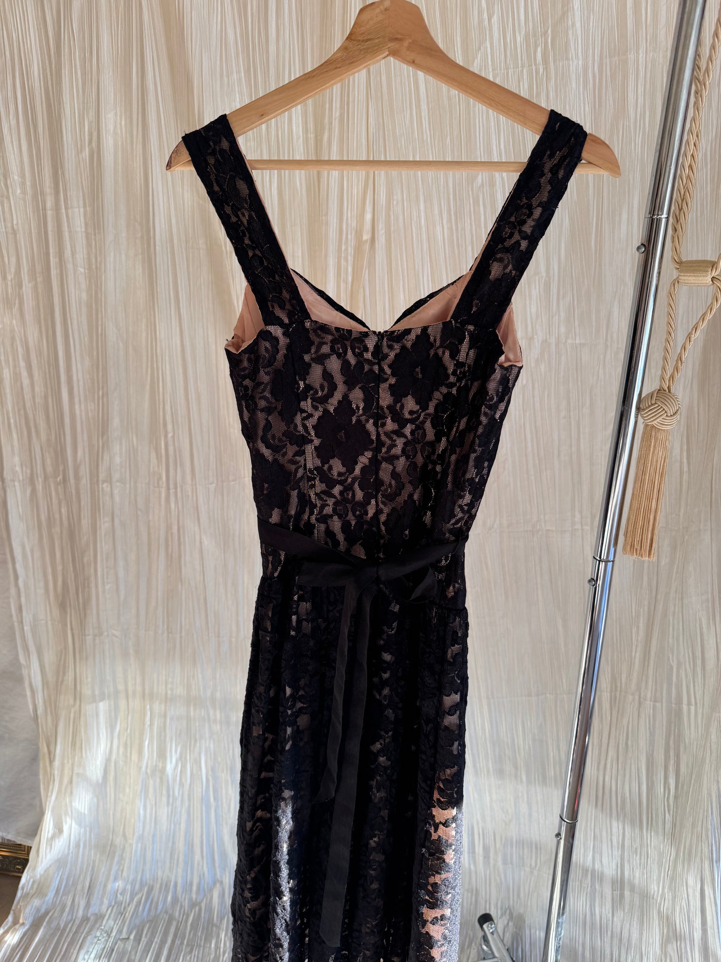 Black Lace Party Dress