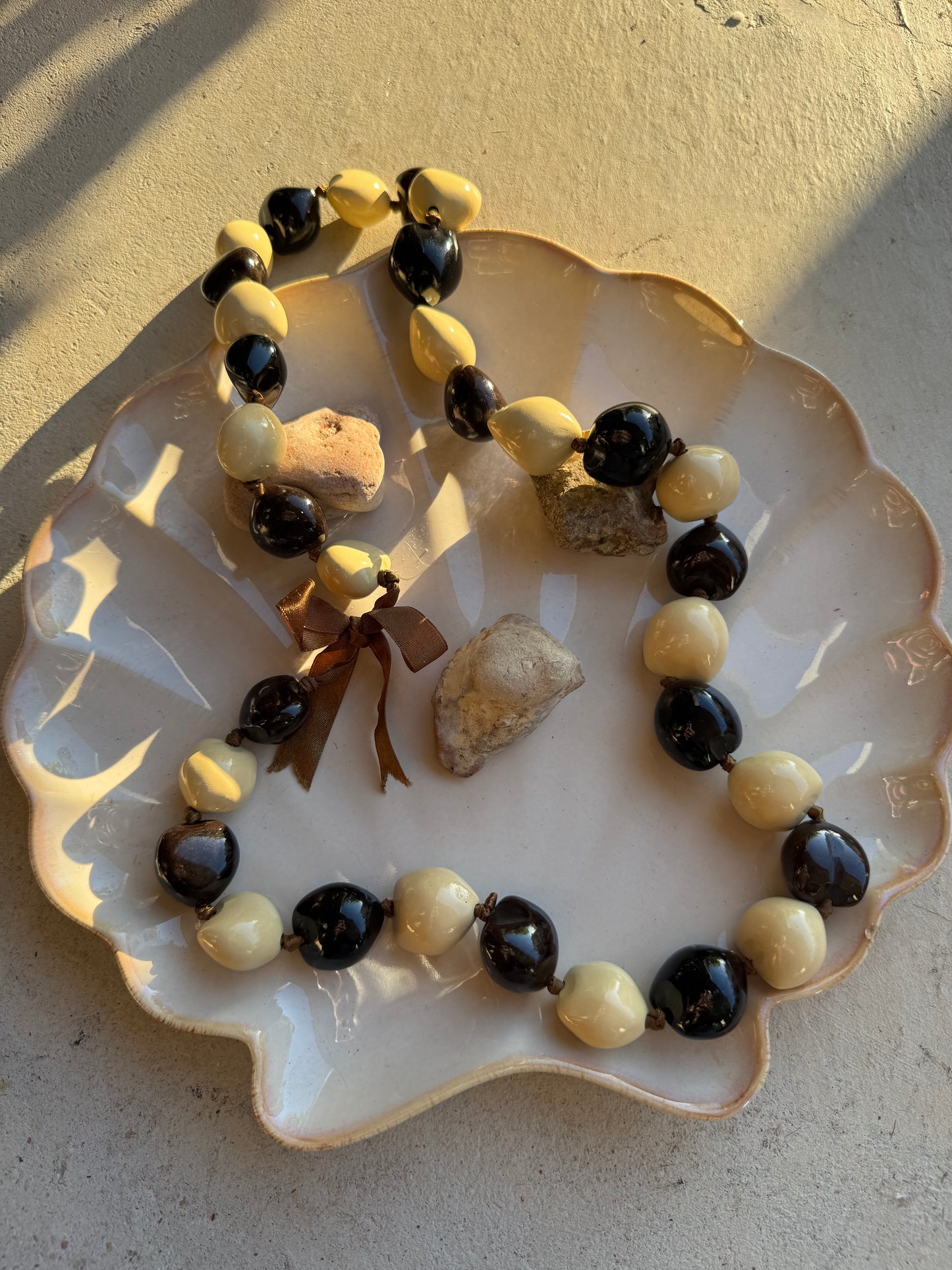 Chunky Beaded Statement Necklace