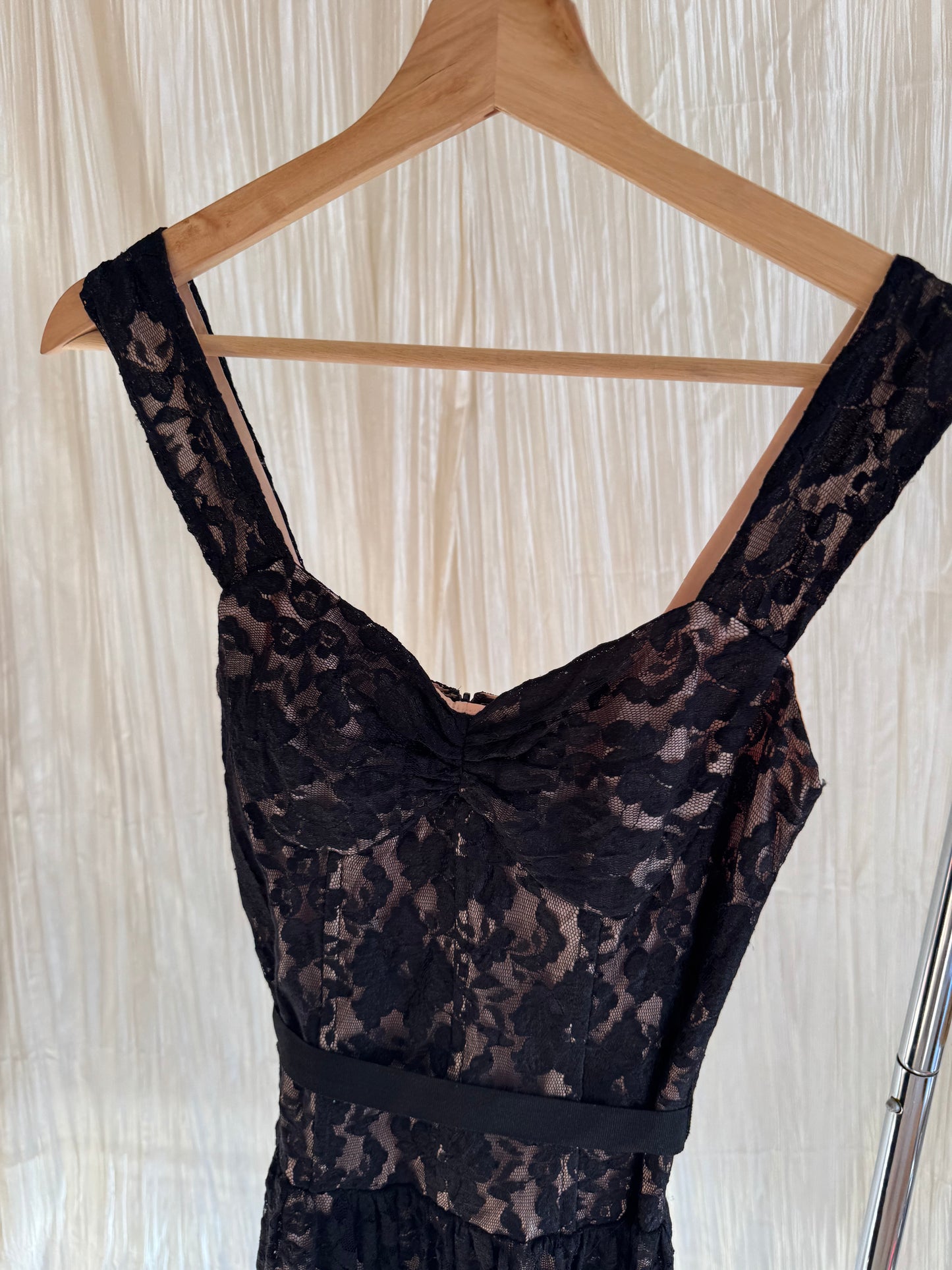 Black Lace Party Dress