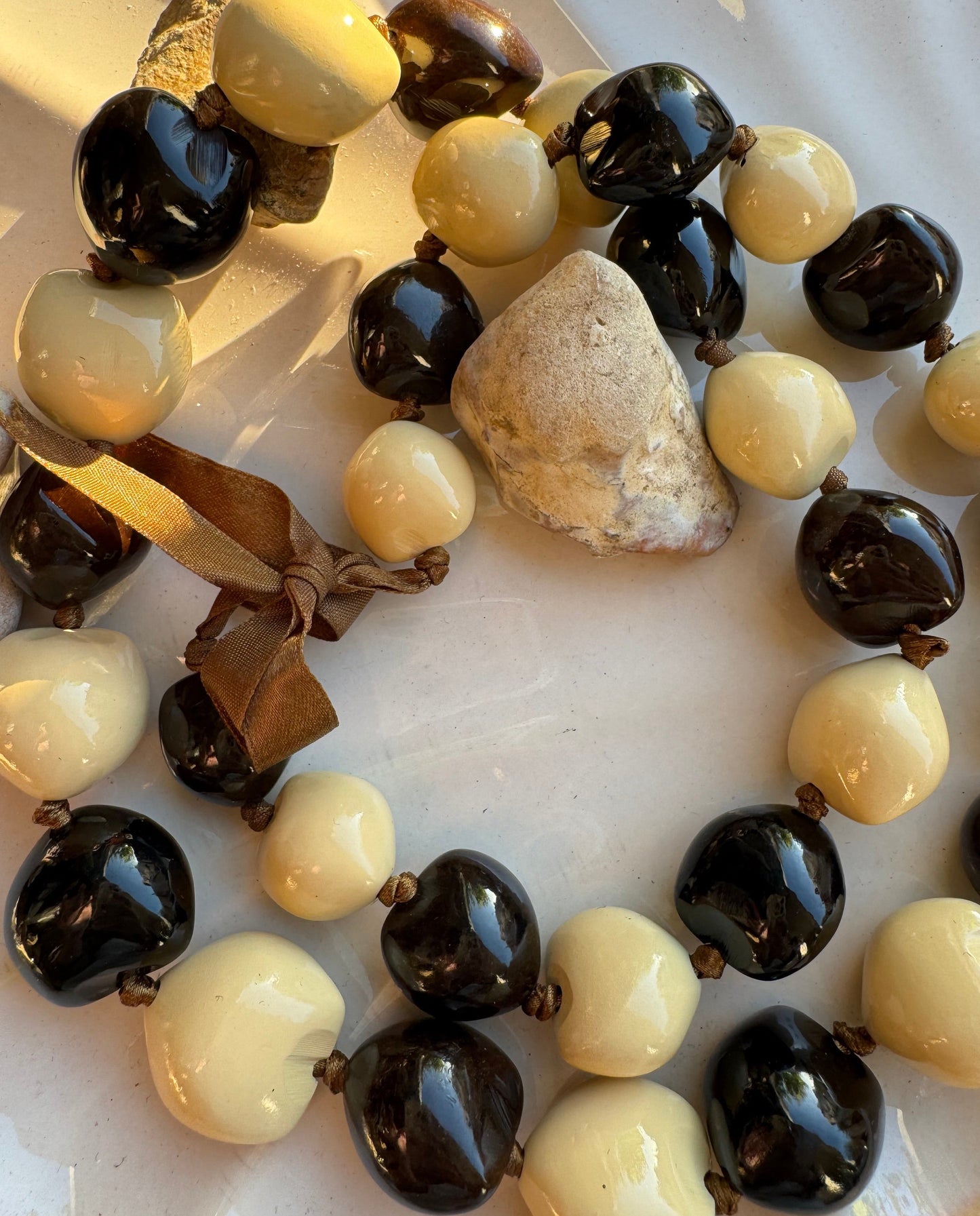 Chunky Beaded Statement Necklace