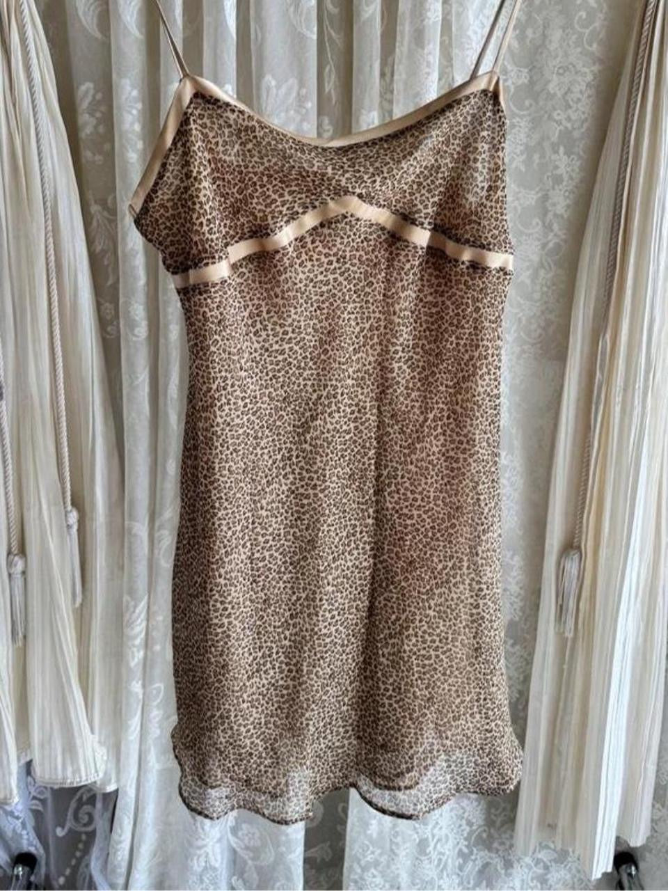 Leopard Print Mini Slip