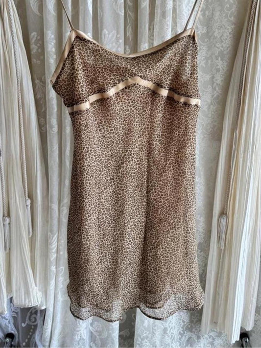 Leopard Print Mini Slip