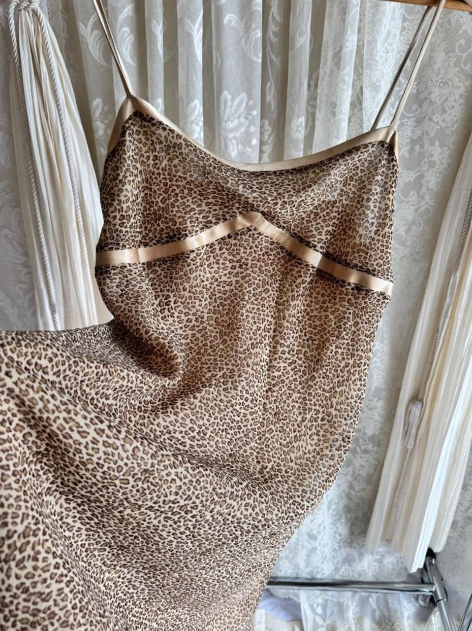 Leopard Print Mini Slip