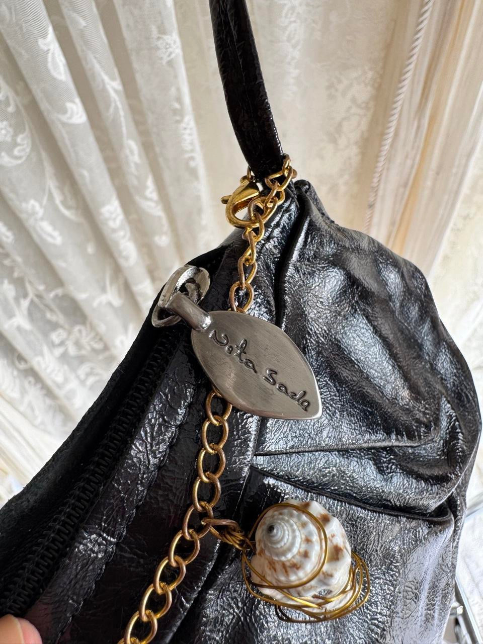 Vintage Early 2000’s Patent Leather Crossbody Bag