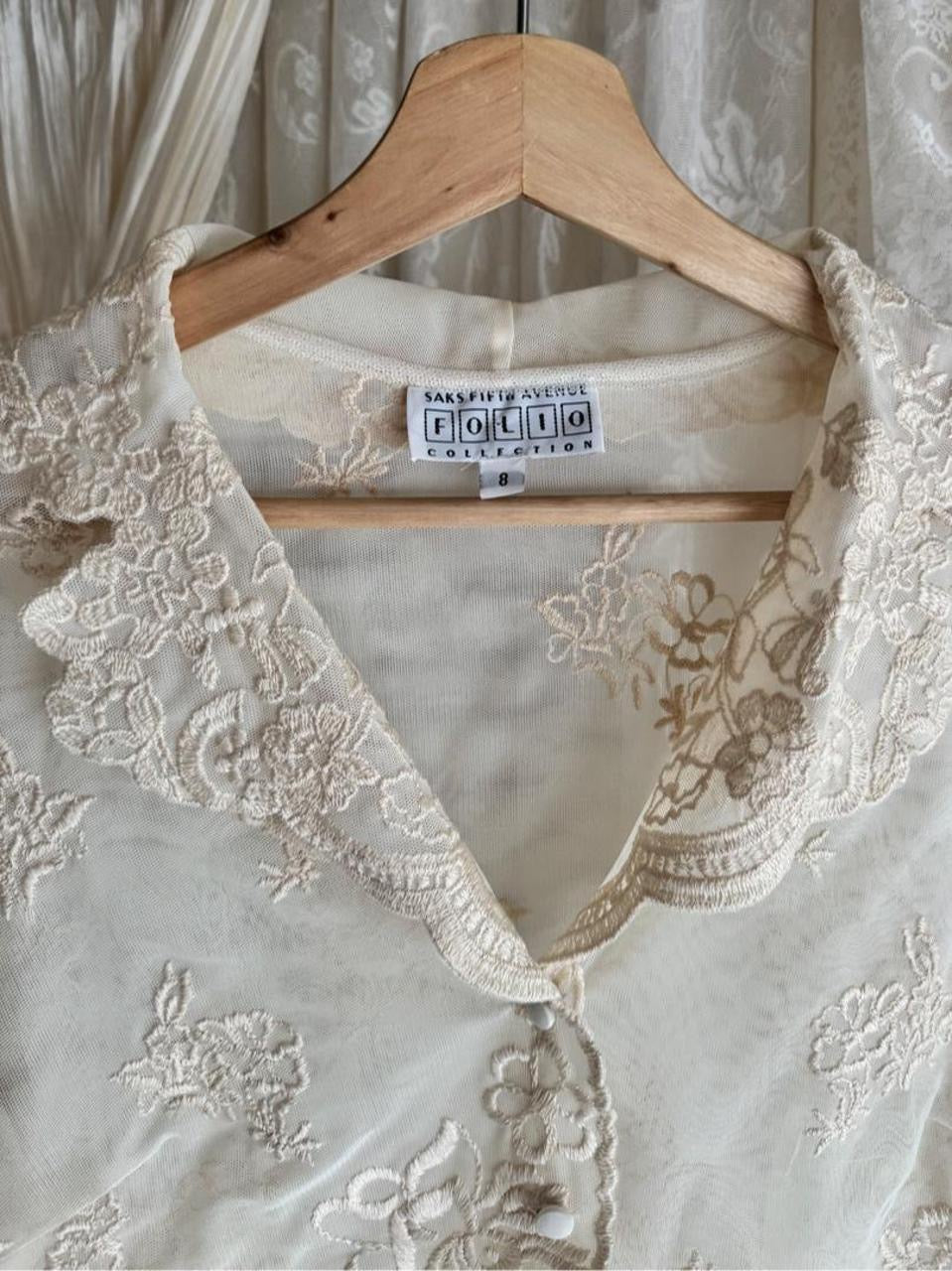 Sheer Lace Blouse