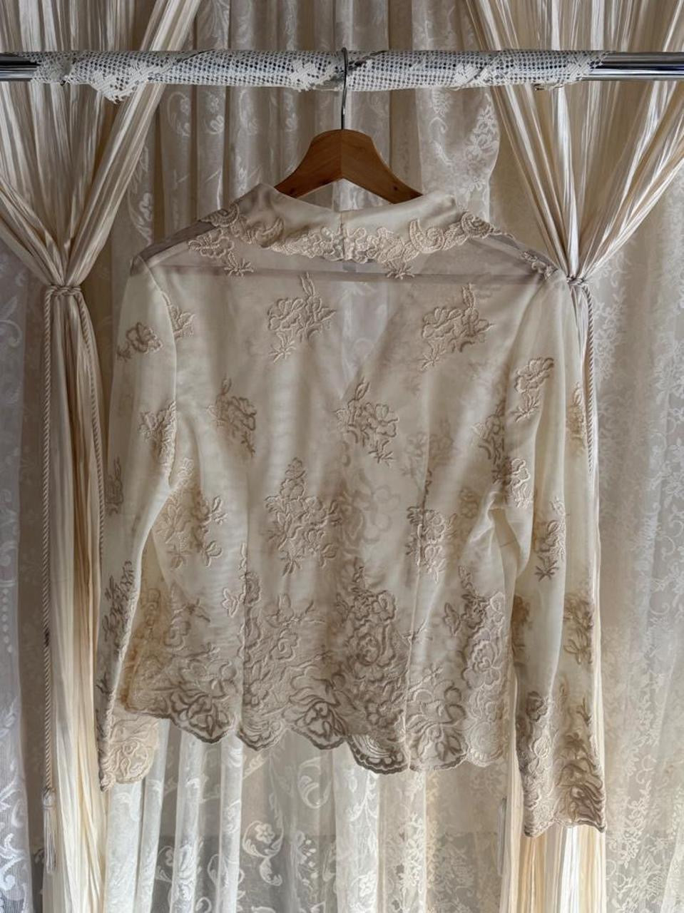 Sheer Lace Blouse