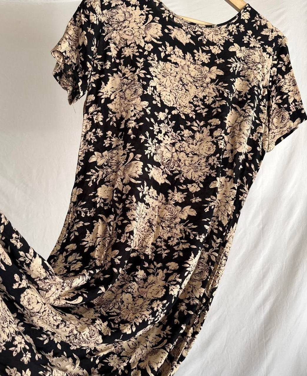 Vintage Floral Maxi Dress