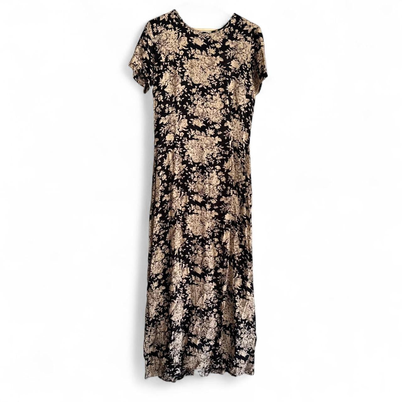 Vintage Floral Maxi Dress