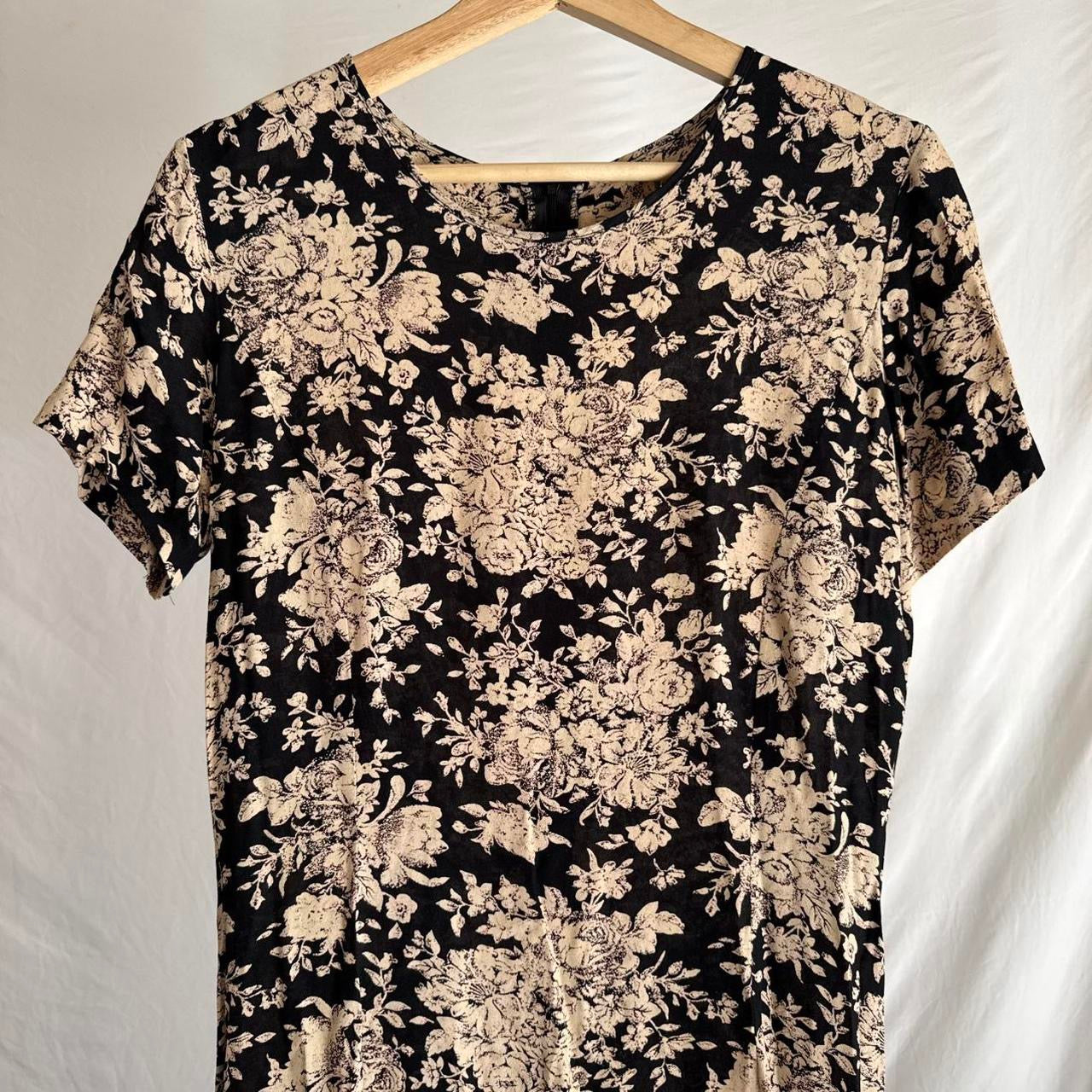 Vintage Floral Maxi Dress