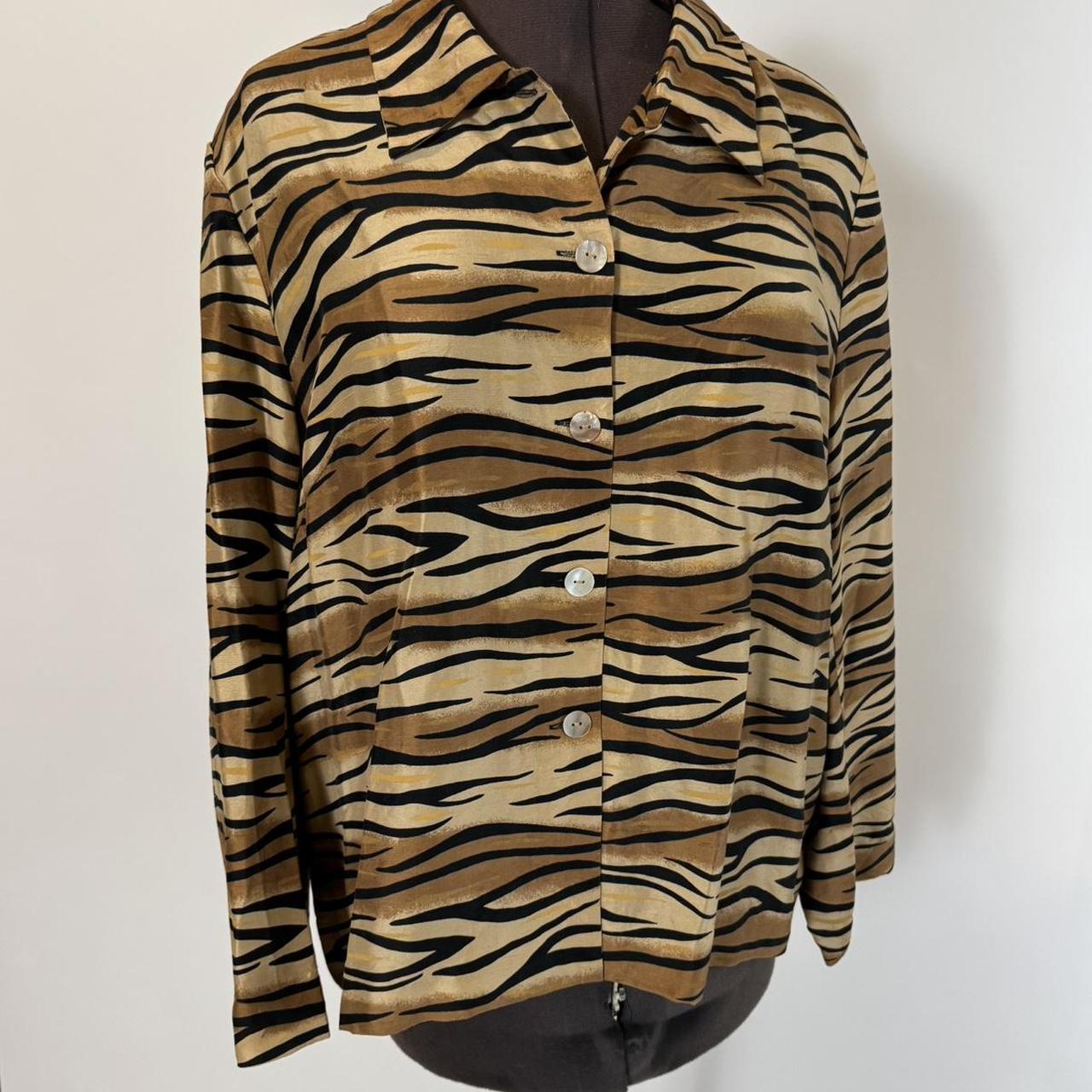 Tiger Collared Blouse