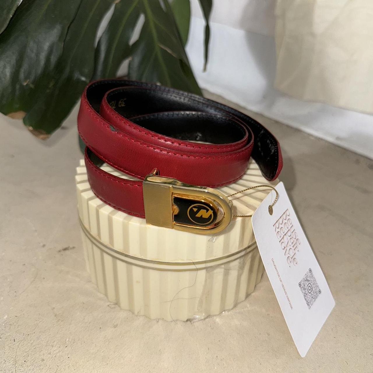 Vintage Red Belt